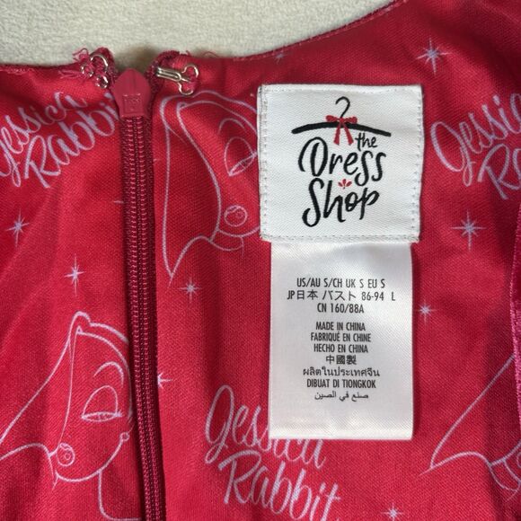 Disney Parks Jessica Rabbit Dress Shop Size Small Who Framed Roger Rabbit - Picture 6 of 12